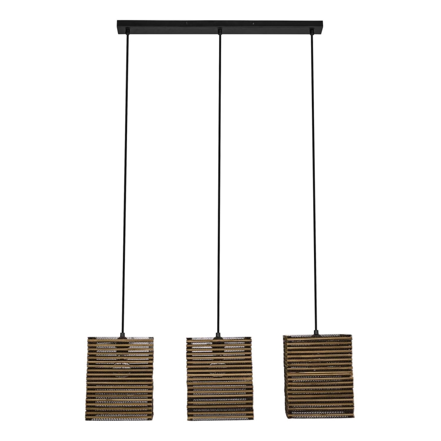 Ledvance - Hanglamp aan een koord DECOR CARDBOARD 3xE27/15W/230V