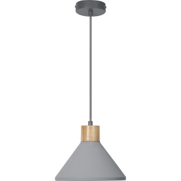 Ledvance - Hanglamp aan een koord DECOR CONCRETE 1xE27/15W/230V diameter 22 cm beton grijs