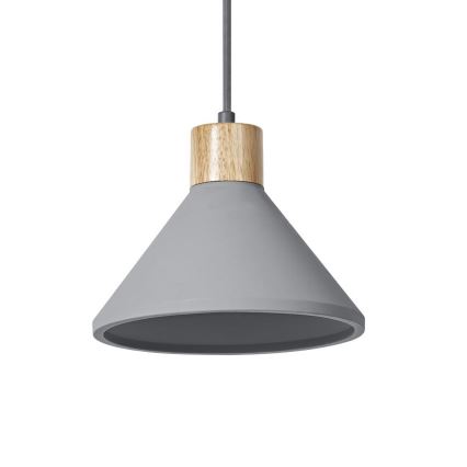 Ledvance - Hanglamp aan een koord DECOR CONCRETE 1xE27/15W/230V diameter 22 cm beton grijs