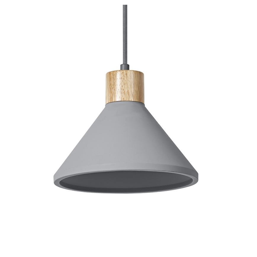 Ledvance - Hanglamp aan een koord DECOR CONCRETE 1xE27/15W/230V diameter 22 cm beton grijs