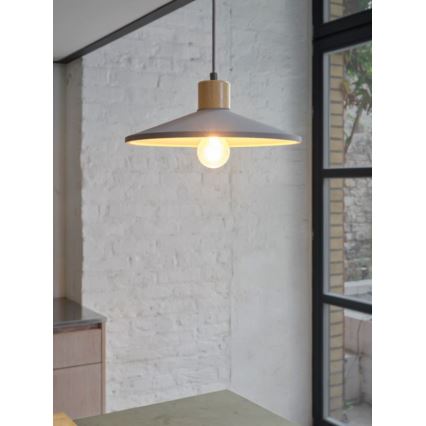 Ledvance - Hanglamp aan een koord DECOR CONCRETE 1xE27/15W/230V diameter 32 cm beton grijs