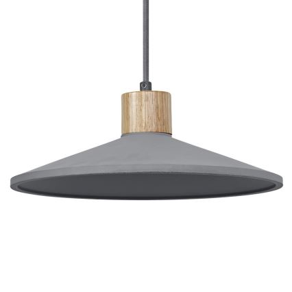 Ledvance - Hanglamp aan een koord DECOR CONCRETE 1xE27/15W/230V diameter 32 cm beton grijs