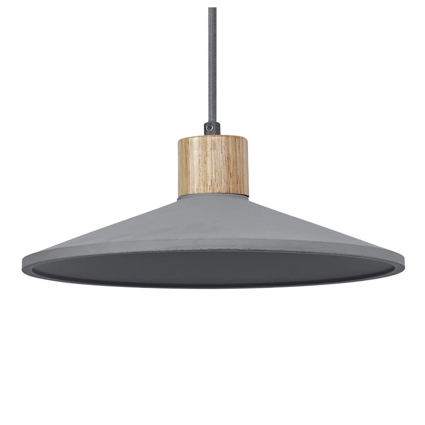 Ledvance - Hanglamp aan een koord DECOR CONCRETE 1xE27/15W/230V diameter 32 cm beton grijs