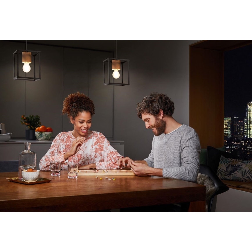 Ledvance - Hanglamp aan een koord DECOR NAIROBI 1xE27/15W/230V rubber vijg