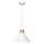 Ledvance - Hanglamp aan een koord DECOR PLASTER 1xE27/25W/230V diameter 22 cm gips wit