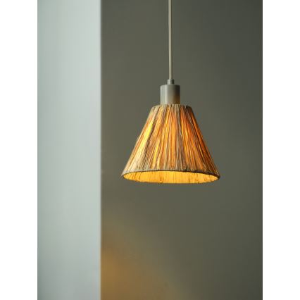 Ledvance - Hanglamp aan een koord DECOR RAFFIA 1xE27/15W/230V