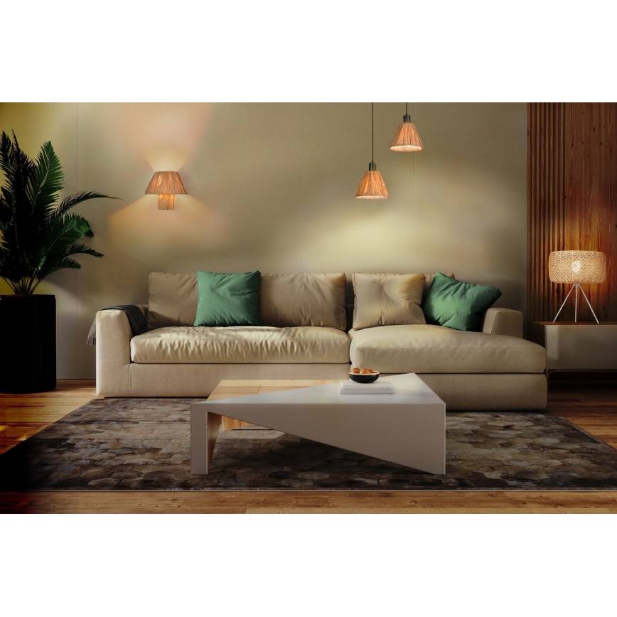 Ledvance - Hanglamp aan een koord DECOR RAFFIA 1xE27/15W/230V