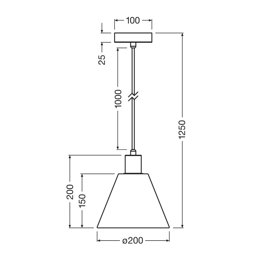 Ledvance - Hanglamp aan een koord DECOR RAFFIA 1xE27/15W/230V