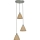 Ledvance - Hanglamp aan een koord DECOR RAFFIA 3xE27/15W/230V raffia bast