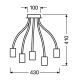Ledvance - Hanglamp voor oppervlakte montage PIPE 5xE27/40W/230V