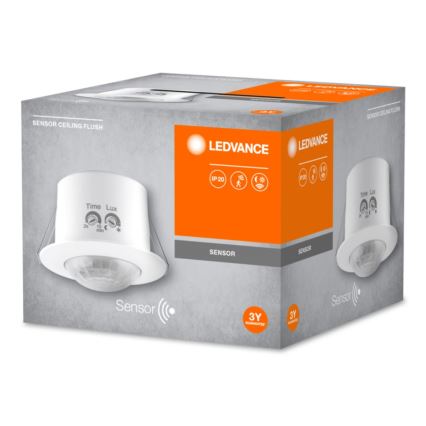 Ledvance - Inbouw Infra Rood Bewegingssensor FLUSH 230V wit