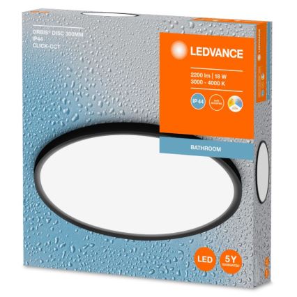 Ledvance - LED Badkamer plafondlamp DISC LED/18W/230V 3000/4000K IP44