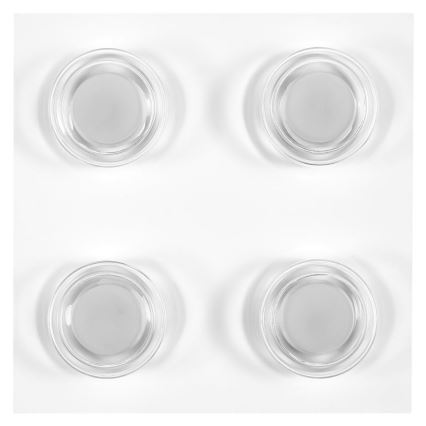 Ledvance - LED Badkamer plafondlamp ORBIS FLAME 4xLED/5,5W/230V 3000/4000K IP44 wit