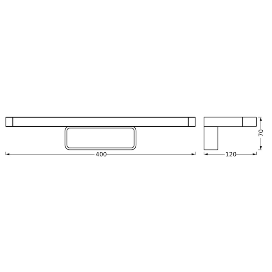 Ledvance - LED Badkamer spiegelverlichting DISC BAR LED/7W/230V 3000/4000K IP44