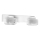 Ledvance - LED Badkamer wandlamp ORBIS FLAME 2xLED/5,5W/230V 3000/4000K IP44 wit