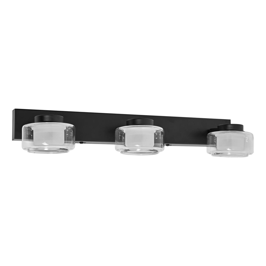 Ledvance - LED Badkamer wandlamp ORBIS FLAME 3xLED/5,5W/230V 3000/4000K IP44 zwart