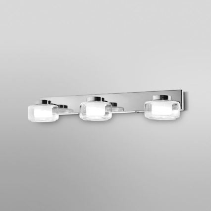 Ledvance-LED Badkamer wandlamp ORBIS FLAME 3xLED/5,5W/230V IP44 chroom