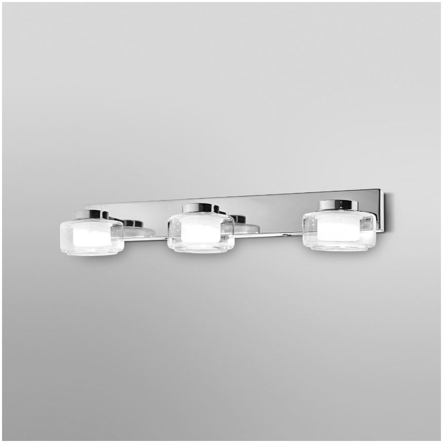 Ledvance-LED Badkamer wandlamp ORBIS FLAME 3xLED/5,5W/230V IP44 chroom