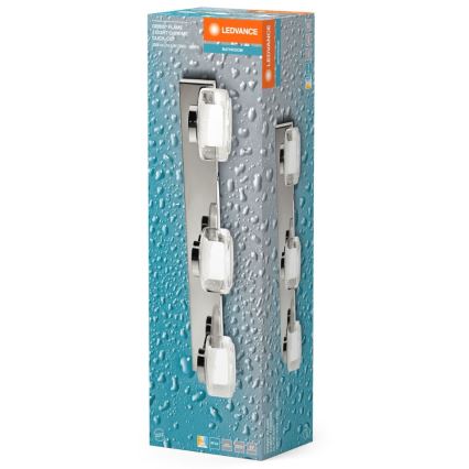 Ledvance-LED Badkamer wandlamp ORBIS FLAME 3xLED/5,5W/230V IP44 chroom