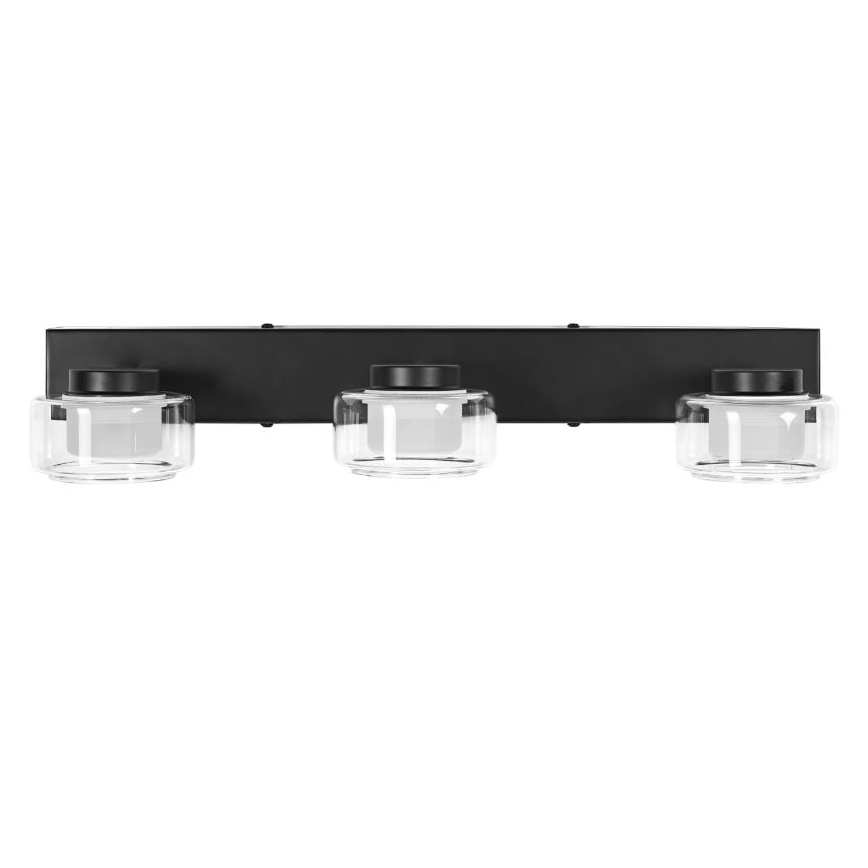 Ledvance - LED Badkamer wandlamp ORBIS FLAME 3xLED/5,5W/230V 3000/4000K IP44 zwart