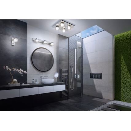 Ledvance - LED Badkamer wandlamp ORBIS FLAME LED/5,5W/230V 3000/4000K IP44 chroom