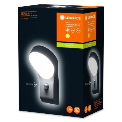 Ledvance - LED Buiten wandlamp met sensor ENDURA LED/8W/230V IP44