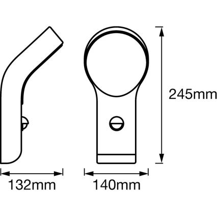 Ledvance - LED Buiten wandlamp met sensor ENDURA LED/8W/230V IP44