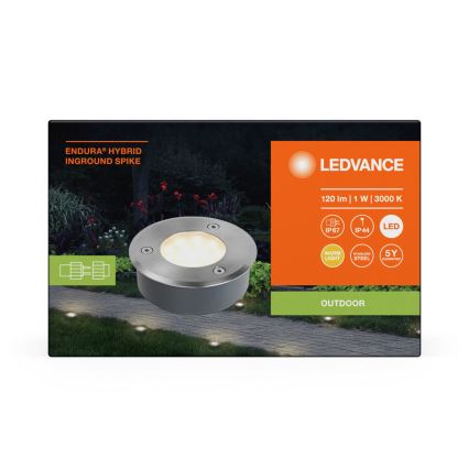 Ledvance - LED Buitenlamp ENDURA HYBRID SPIKE LED/1W/12V IP44