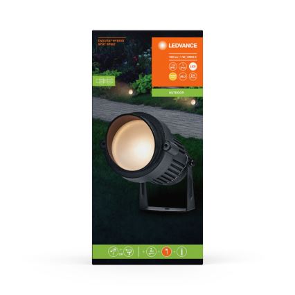 Ledvance - LED Buitenlamp ENDURA HYBRID SPOT SPIKE LED/1W/12V IP44