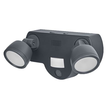 Ledvance - Dimbare LED buitenverlichting met sensor en camera SMART+ 2xLED/8W/230V IP44 Wi-Fi