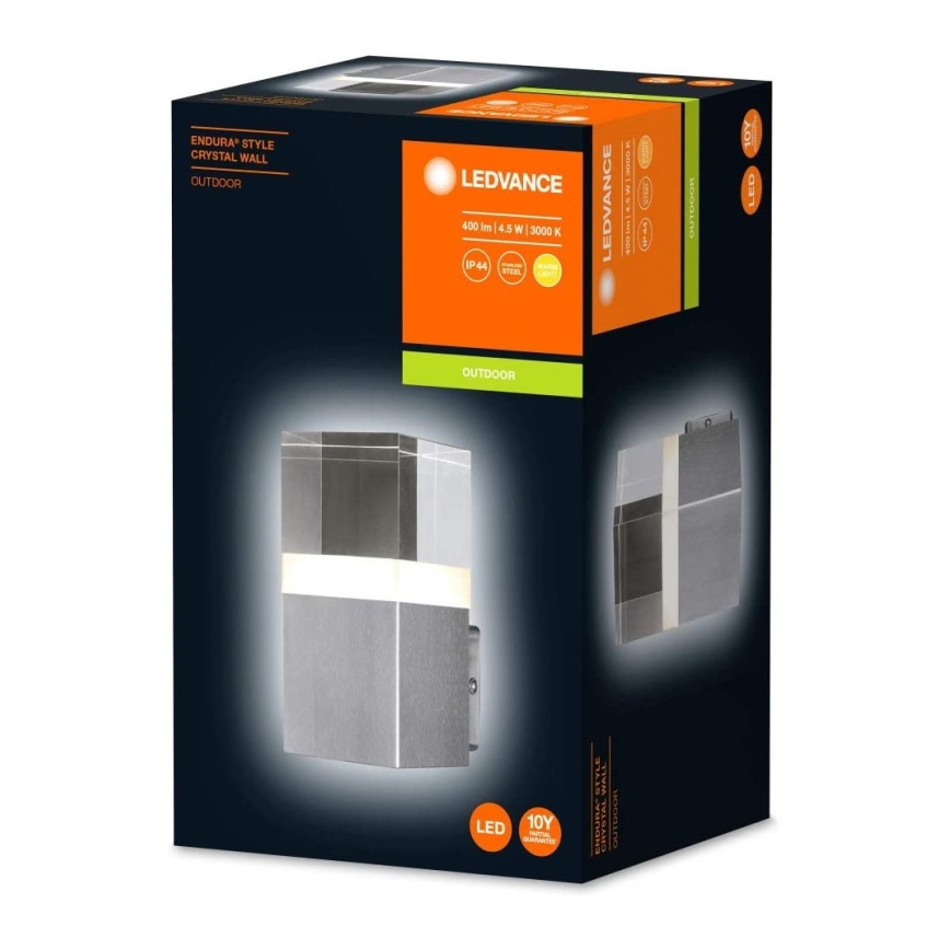 Ledvance - LED buitenwandlamp CRYSTAL LED/4,5W/230V IP44