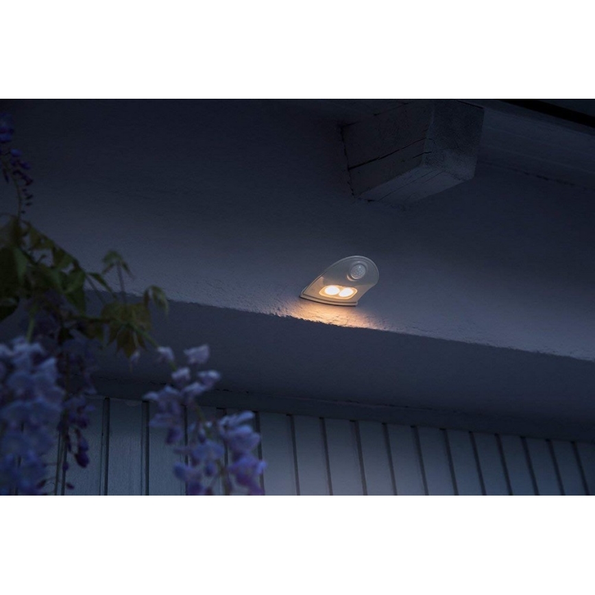 Ledvance - LED Buitenwandlamp met sensor DOORLED LED/1W/3xAA IP54