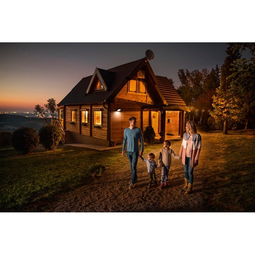 Ledvance - LED buitenwandschijnwerper met bewegings- en schemeringssensor FLOODLIGHT LED/30W/230V IP65