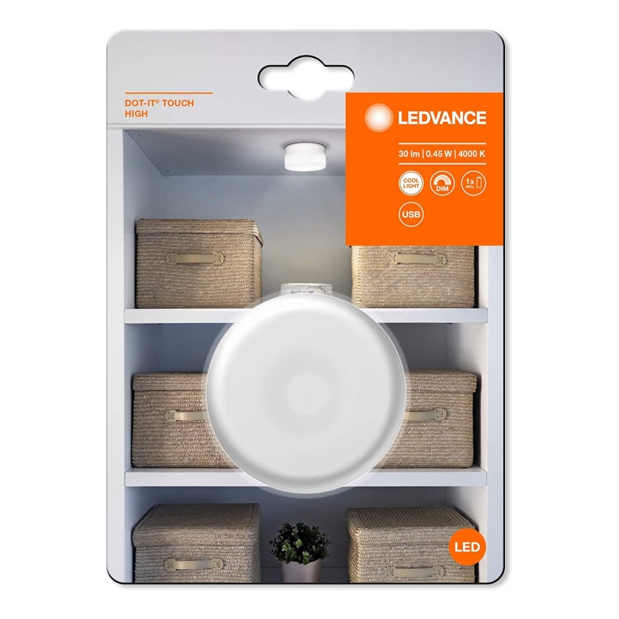 Ledvance - LED Dimbaar oriëntatie lamp DOT-IT LED/0,45W/5V 500 mAh