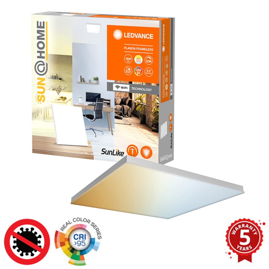 Ledvance - LED Dimbaar Plafondlamp SUN@HOME LED/20W/230V 2200-5000K CRI 95 Wi-Fi