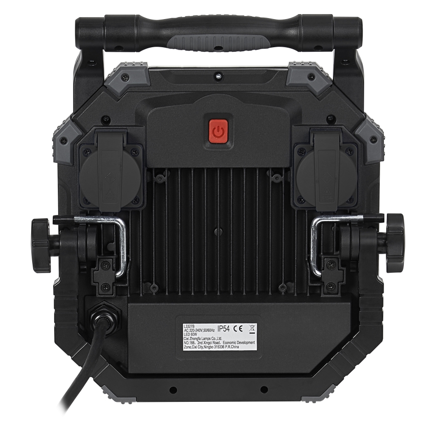 Ledvance - LED Dimbaar werk lamp met 2 stopcontacten WORKLIGHT VALUE LED/60W/230V IP54