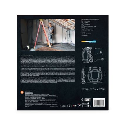 Ledvance - LED Dimbaar werk lamp met 2 stopcontacten WORKLIGHT VALUE LED/60W/230V IP54