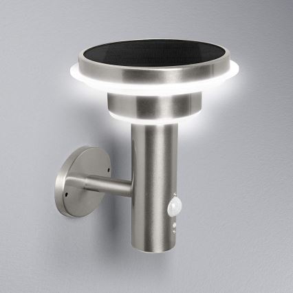 Ledvance - LED dimbare lamp op zonne-energie met een sensor CIRCLE LED/6W/3,2V 2200 mAh IP44