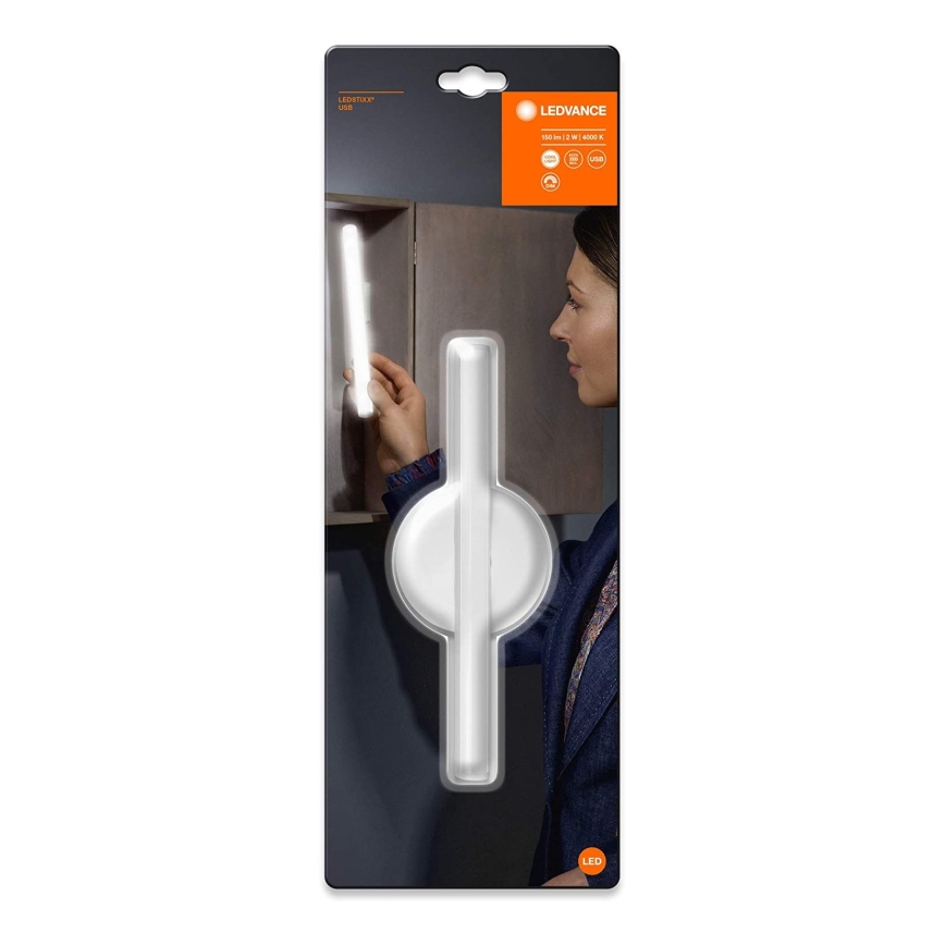 Ledvance - LED Dimbare spiegelverlichting LEDSTIXX LED/2W/Li-Ion 800 mAh IP44 CRI 90