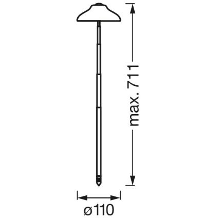Ledvance - LED Interieur Lamp GARDEN LIGHT LED/5W/5V