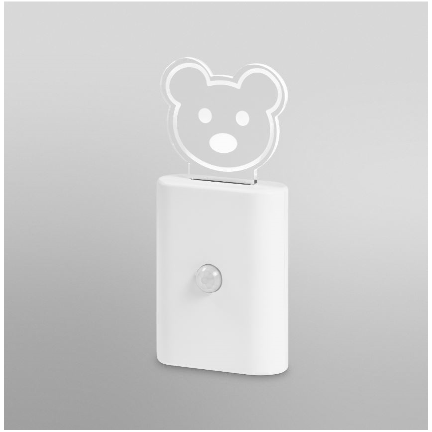 Ledvance - LED Kinderen oriëntatie lamp met sensor NIGHTLUX LED/0,2W/4,5V 3000K