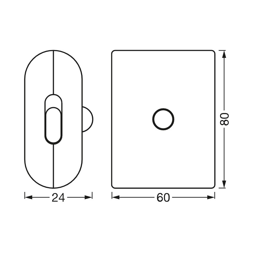 Ledvance - LED Kinderen oriëntatie lamp met sensor NIGHTLUX LED/0,2W/4,5V 3000K