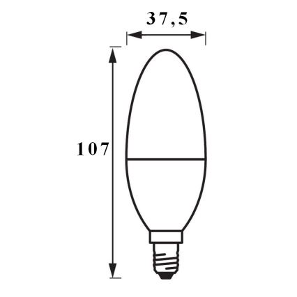 Ledvance - LED Lamp dimbaar SMART + E14 / 5W / 230V 2700K-6500K Wi-Fi