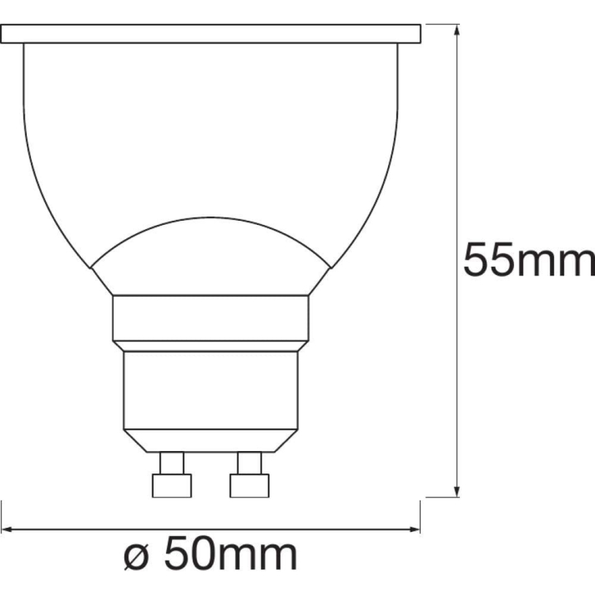 Ledvance - LED Lamp dimbaar SMART + GU10 / 5W / 230V 2.700K-6.500K Wi-Fi