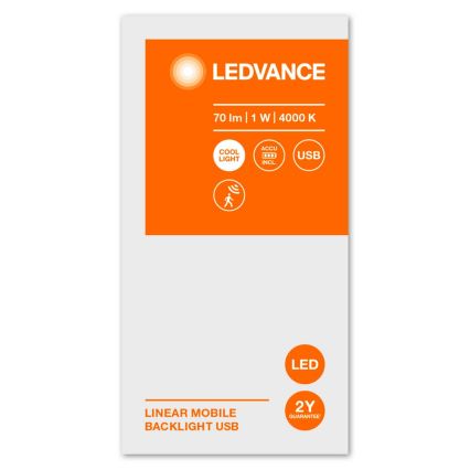 Ledvance - LED Onder keukenkast verlichting met sensor MOBILE LED/1W/5V 4000K 40 cm