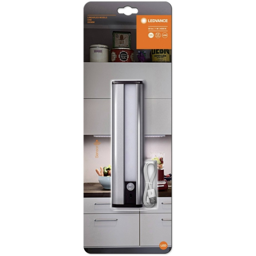 Ledvance - LED Onder keukenkast verlichting met sensor MOBILE LED/1W/5V 1800 mAh