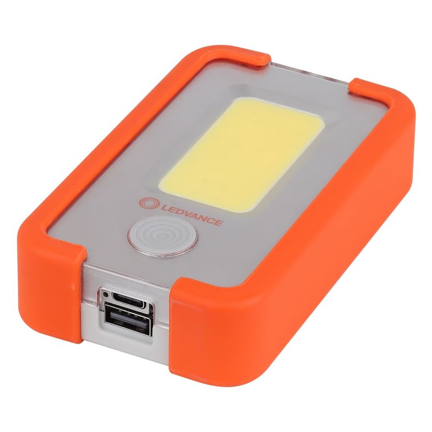 Ledvance - LED Oplaadbare zaklamp met een powerbank FLASHLIGHT LED/4W/5V 3000mAh IPX2
