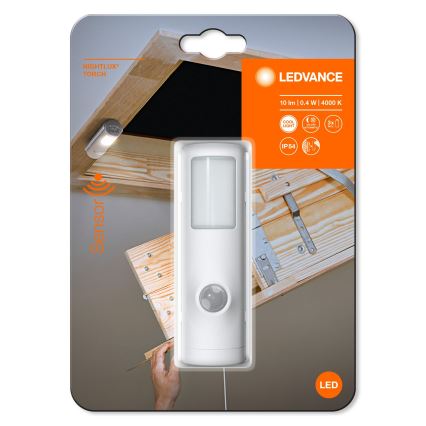 Ledvance - LED Oriëntatielamp met sensor NIGHTLUX LED/0,35W/3xAAA IP54