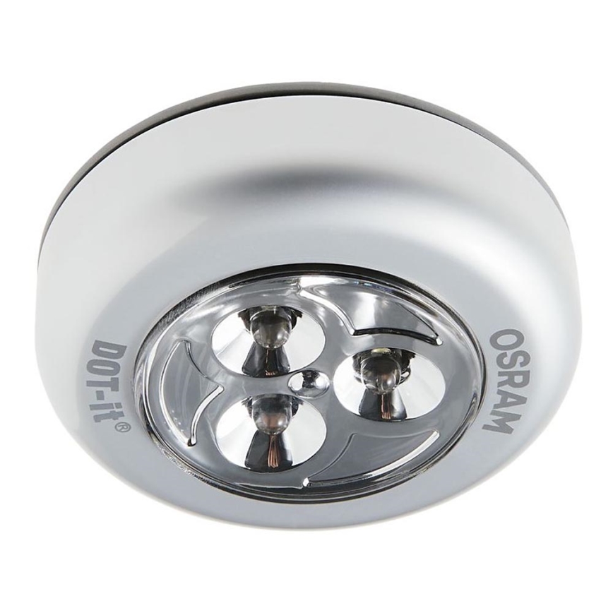 Ledvance - LED Oriëntatieverlichting aanraken DOT-IT LED/0,2W/3xAAA