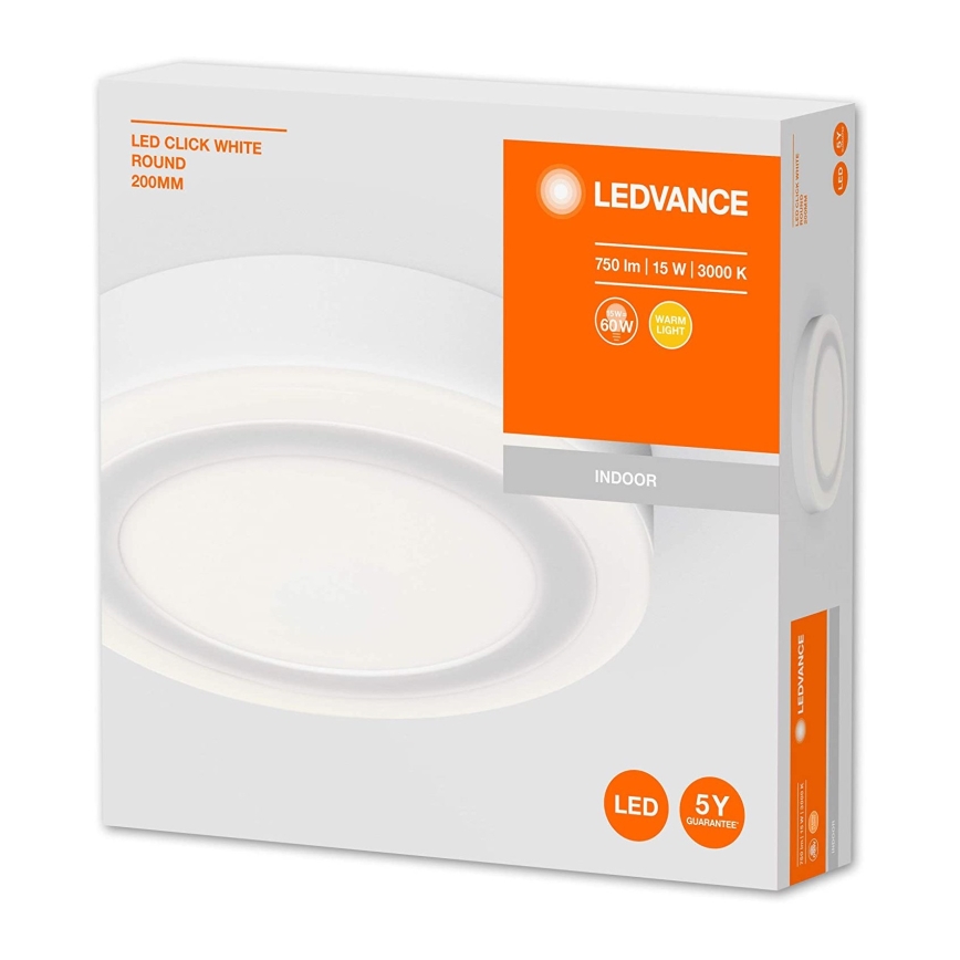 Ledvance - LED Plafond Lamp ROUND LED/15W/230V d. 20 cm